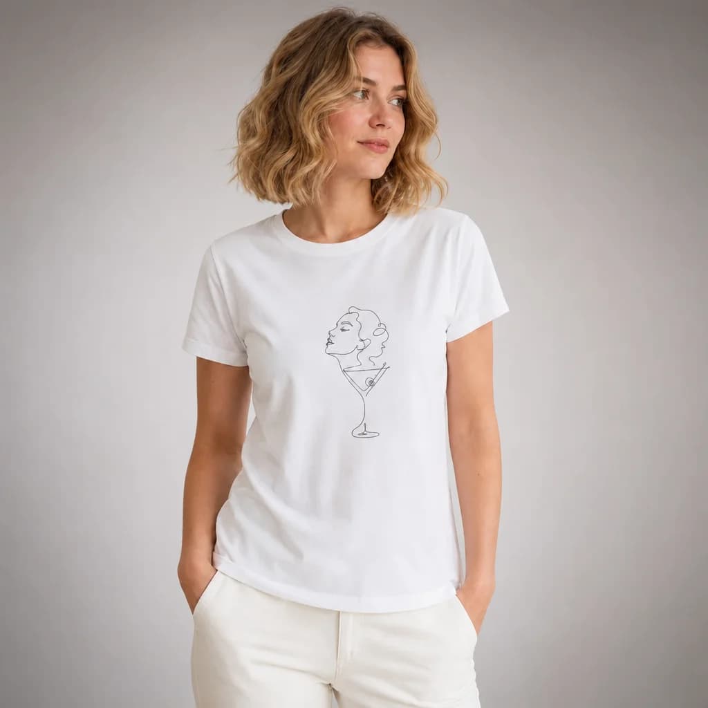 Nøvel premium cotton t-shirt in everyday wear